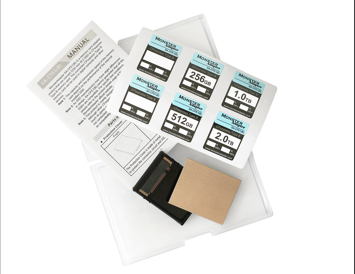 [5x Pack]SA-CFE1(B) - SSD to CFexpress Type B Storage Card Adapter ...